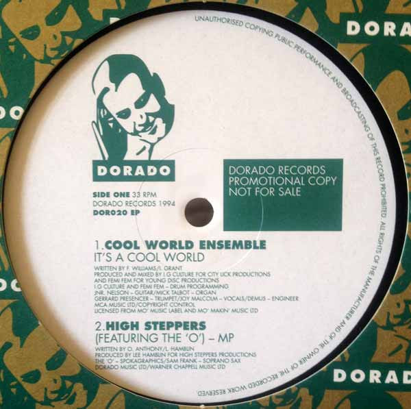 Dorado Sampler feat tracks by Cool Breeze / Colonel Kurtz / Cool World Ensemble / High Steppers (12" Vinyl Record Promo)