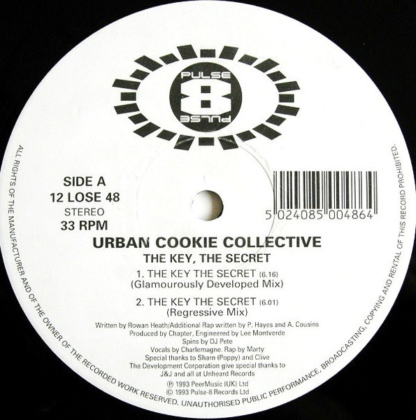 Urban Cookie Collective - The key, the secret (Glamourously Developed mix / Regressive mix / Hungarian Deli mix / Kamoflage Club