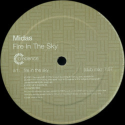 Midas - Fire in the sky (Club mix) Vinyl Promo