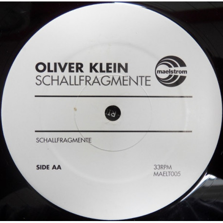 Oliver Klein - Timeloop / Schallfragmente (Vinyl Promo)
