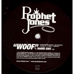 Prophet Jones - Woof (3 Original Mixes) Vinyl Promo