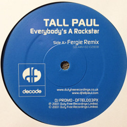 Tall Paul - Everybody's a rockstar (Fergie & C'Mos mixes) Vinyl Promo