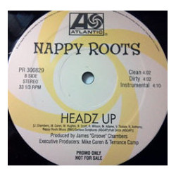 Nappy Roots - Po Folks (Clean / Inst / Acappella) / Headz Up (Clean / Dirty / Inst) Vinyl Promo