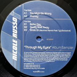 Nicole Russo - Through my eyes 5 track LP sampler featuring You might be wrong / Phoney / Better day / Slowly walk away/ Stride