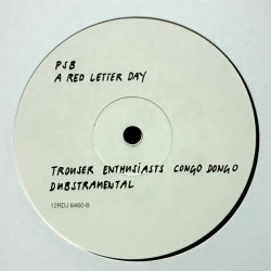 Pet Shop Boys - A Red Letter Day (Trouser Enthusiasts Autoerotic Mix / Congo Dongo Dub) 12" Vinyl Promo