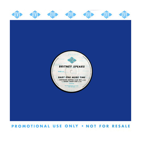 Britney Spears - Baby One More Time (Original Mix / Sharp Vocal / Dub / Davidson Ospina Club Mix) 12" Vinyl Promo