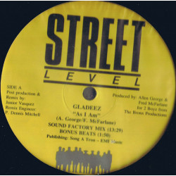 Gladeez - As I Am (5 Junior Vasquez Mixes) 12" Vinyl Record