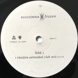 Madonna - Frozen (Damont Pressing) (Club Mix / Stereo MCs Mix / Meltdown Mix) 12" Vinyl Promo