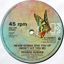 Patrice Rushen - Never Gonna Give You Up / Dont Blame Me (Awesome Double Header) 12" Vinyl Record