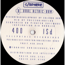 C/Sphere – Krell / Ural Altaic - 8 AM (12" Vinyl Record) Still In Plastic Wrap