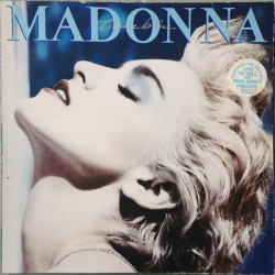 Madonna - True Blue LP (Original 9 Track LP with lyrics inner sleeve) Vinyl Album
