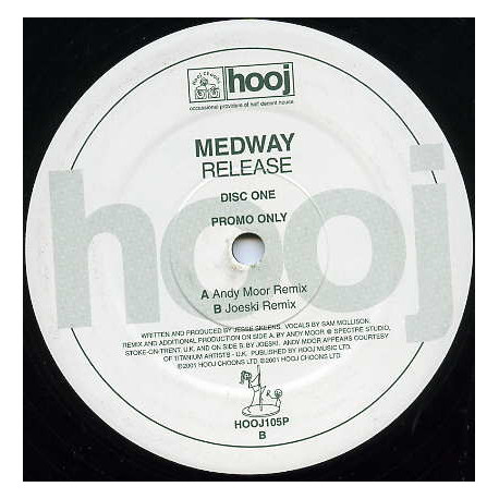 Medway - Release (Andy Moor Remix / Joeski Remix) 12" Vinyl Record Promo