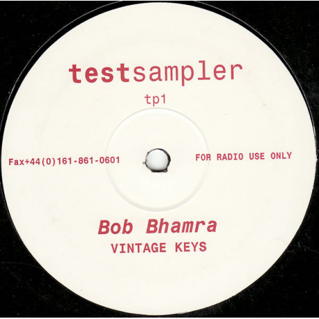 Bob Bhamra - Vintage Keys / Dr Phibes - Next Level (Test Sampler TP1)  Vinyl Promo