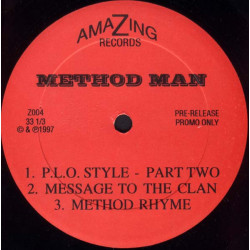 Method Man - PLO Style (Extortion / Part 2) / Message To The Clan / Method Rhyme / Snoop Dog - A Kid Called Dave