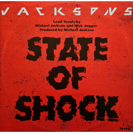 Jacksons - State Of Shock (feat Michael Jackson & Mick Jagger) Dance Mix / Instrumental / Your Ways  (12" Vinyl Record)