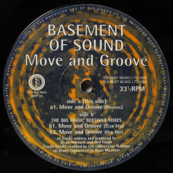 Basement Of Sound - Move And Groove (Original Mix / BMB Club Mix / BMB Dub) 12" Vinyl Record