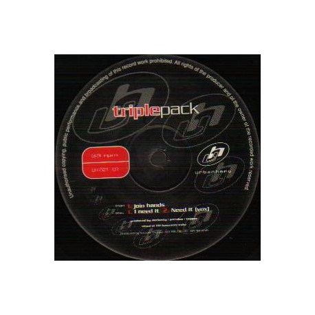 Triplepack - Join Hands / I Need It (2 Mixes) 12" Vinyl Record
