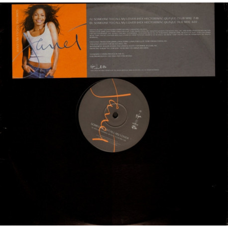 Janet Jackson - Someone To Call My Lover (Hex Hector Club Mix / Hex Hector Dub) 12" Promo Vinyl