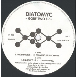 Diatomyc - Gorf Two EP (Hoverdroids / Tormentum Insomniae / Squidged Up / Mindprobed (12" Vinyl Record)