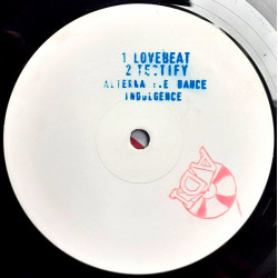 Alternative Dance Indulgence - Lovebeat / Testify (12" Vinyl Record White Label)