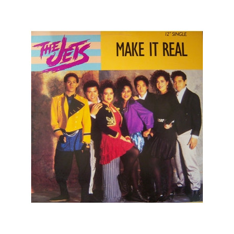 Jets - Make It Real (English Version / Spanish Version / Bilingual / Instrumental) 12" Vinyl Record