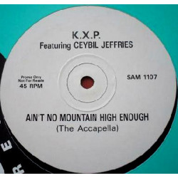 KXP featuring Ceybil Jeffries - Aint No Mountain High Enough (Acapella)  Vocals Only Vinyl Promo