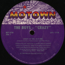 Boys - Crazy (12" Mix / Dub / Instrumental) 12" Vinyl