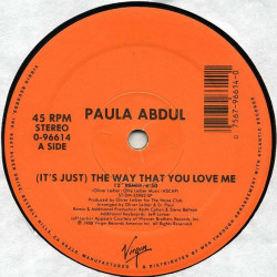 Paula Abdul - The Way That You Love Me (12" Mix / Dub / Housefire Mix) 12" Vinyl Record