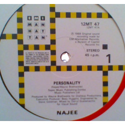 Najee - Sweet Love (Anita Baker Cover) / Najees Theme / Personality (12" Vinyl Record)