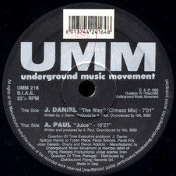 Daniel - The Way / Paul - Juice (12" Vinyl Record)