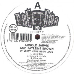 Arnold Jarvis & Fayleine Brown - It Must Have Been Love (5 Robert Owens Mixes) 12" Vinyl Record