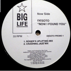 Desoto - Now I Found You (Club Mix / 4 Roger Sanchez Remixes) 12" Vinyl Promo