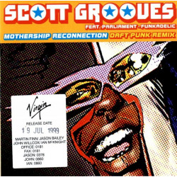 (CD) Scott Grooves feat Funkadelic - Mothership reconnection (Daft Punk radio edit) Promo