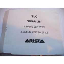 (CD) TLC - Dear lie (2 versions) Unreleased Promo