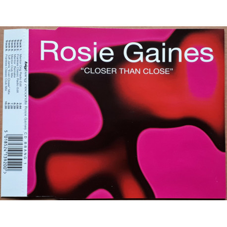 Rosie Gaines - Closer than close (6 mixes)