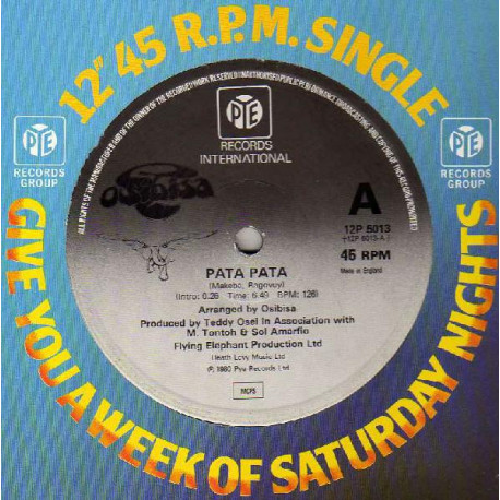 Osibisa - Pata Pata / Jumbo (12" Vinyl Record)