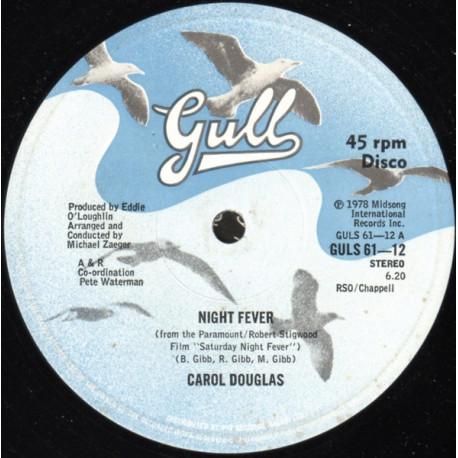Carol Douglas - Night Fever / Let You Come Into My Life (12" Vinyl Record)