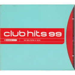 Club Hits 99 - Double mix cd featuring 36 tracks including Paul Johnson / Ruff Driverz / York / Yomanda / Push / Lost Witness