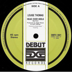 Louise Thomas - Head Over Heels (Vocal / Instrumental) 12" Vinyl Record