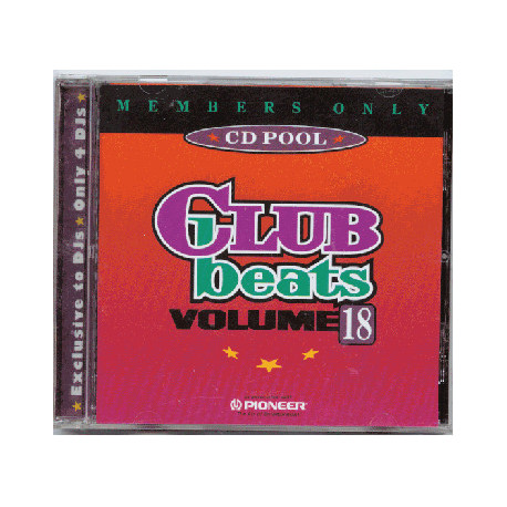 Club Beats Series 1 Volume 18 (Unmixed) - Compilation CD featuring full length versions of 10 tracks including Rob Dougan "Furio