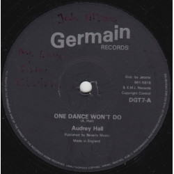 Audrey Hall - One Dance Wont Do / Eight Little Notes (12" Reggae Vinyl)