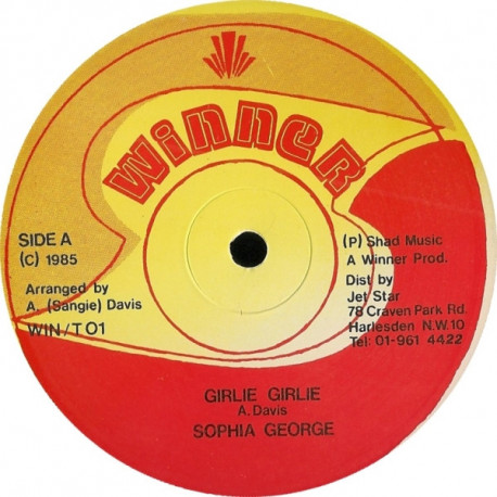 Sophia George - Girlie Girlie / Winner All Stars - Girl Rush (12" Reggae Vinyl)