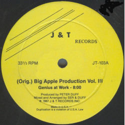 Big Apple Productions Vol 3 Genius At Work Megamix / Janet Jackson - When I Think Of You (Remix)
