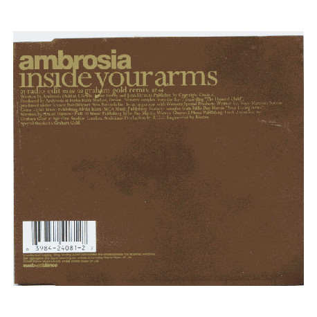 Ambrosia - Inside your arms (Original mix / White Trash Remix / White Trash Radio Edit) samples BRM "Your loving arms".