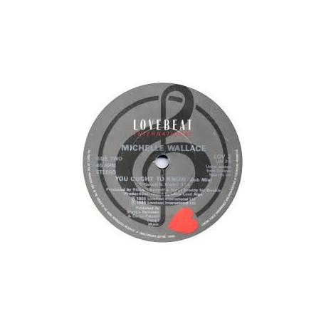 Michelle Wallace - You Outta Know (Vocal Mix / Dub Mix) 12" Vinyl Record