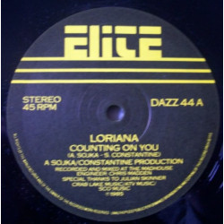 Loriana - Counting On You (Original Mix / Boogie Mix) 12" Vinyl Record
