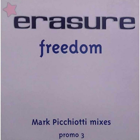 Erasure - Freedom (Mark Picchiotti Guitar Vocal Mix / Dub) 12" Vinyl Promo