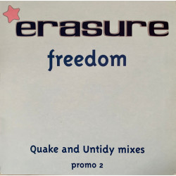 Erasure - Freedom (Quake Vocal Remake / Untidy Dub) 12" Vinyl Promo