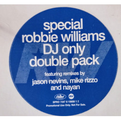 Robbie Williams - Rock DJ (2 Jason Nevins / 2 Nayan / Mike Rizzo Remixes) US Doublepack Vinyl Promo