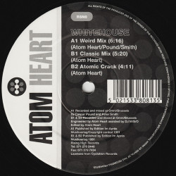 Atom Heart - Whitehouse (Weird Mix / Classic Mix / Atomic Crack) 12" Vinyl Record